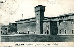Italie Italia Lombardie Lombardie Milano Milan Château SFORZESCO Et Place D'arme - Milano (Milan)