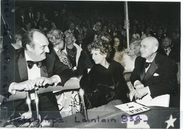 - Photo De Presse - Original - Pierre TCHERNIA, MIREILLE, Jean NOHAIN, 42  éme Gala De L'Union, 24-05-1975, Scans. - Beroemde Personen
