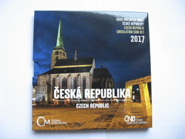 Czech Republic Tschechische Republik TSCHECHIEN 2017 Original Kursmünzensatz KMS. CESKA REPUBLIKA. - Czech Republic