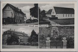 Gruss Aus Dorstadt - Gasthaus, Kath. Kirche, Gutshaus, Ehrenmal - Photo: Dröge - Wolfenbüttel