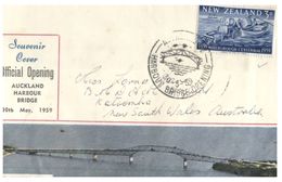 (999) New Zealand - FDC Cover Auckland Harbour Bridge - FDC
