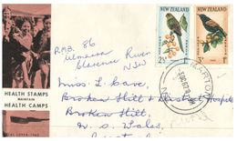 (999) New Zealand - FDC Cover Birds 1962 - FDC