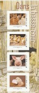 FRANCE 2013 COLLECTOR 4 TIMBRES DANS LA BASSE COUR-ANIMAUX DE LA FERME -                                          TDA254 - Collectors