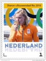 Nederland  2016  Olympische Spelen Goud Olympics  S V Rouwendaal  10k Swimming Postsfris/neuf/mnh - Personnalized Stamps