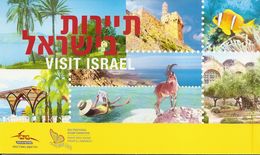ISRAEL, 2013, Booklet 65, Visit Israel. Prestige Booklet - Postzegelboekjes