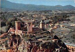 09-FOIX- VUE AERIENNE , LE CHATEAU DE FOIX - Foix