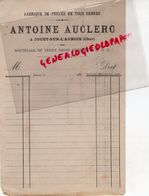 18- JOUET SUR L' AUBOIS- FACTURE ANTOINE AUCLERC- FABRIQUE PERLES -1892 - 1800 – 1899