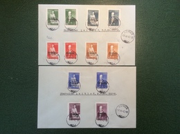 Finland KARJALA KARELIA 1942 Set AUNUS > Military Field Post Cover (1939-45 WW2 Russia Lettre Carélie Russie Finlande - Local Post Stamps