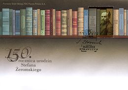 POLAND 2014.10.14 150th Birthday Of Stefan Zeromski - Writer - FDC - Nuevos