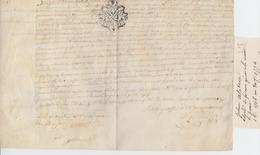 DOC 1772 - Doc. Adminis. - Papier Parchemin (260 X 170) - Estamp. Lorraine/Barrois 10 Sols 3 Den - TB - ....-1700: Precursores