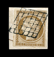 F N°1 - 10c Bistre - TB - 1849-1850 Ceres