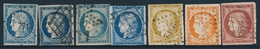 O N°1, 4x4, 5, 6 - Défts De Marges - Présentables - 1849-1850 Ceres
