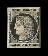 ** N°3 - 20c Noir - Signé Calves - TB - 1849-1850 Ceres