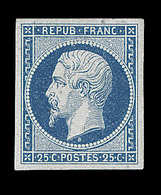 * N°10 - 25c Bleu - Comme ** - TB - 1852 Luigi-Napoleone