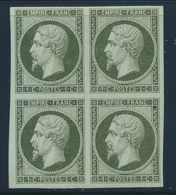 ** N°11 - 1c Olive - Bloc De 4 - TB - 1853-1860 Napoléon III