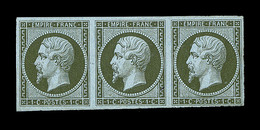 ** N°11 - Bde De 3 - Signé Calves - TB - 1853-1860 Napoleon III