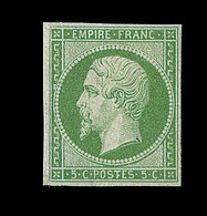 * N°12 - 5c Vert - TB - 1853-1860 Napoleone III