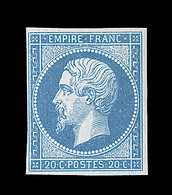 * N°14A - 20c Bleu - TB - 1853-1860 Napoléon III