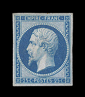 * N°15c - Réimpression Du 25c Bleu - TB - 1853-1860 Napoleon III