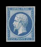 * N°15c - Réimpression Du 25c Bleu - TB - 1853-1860 Napoléon III.