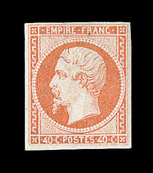 * N°16 - 40c Orange - Signé Calves - Comme ** - TB - 1853-1860 Napoleon III