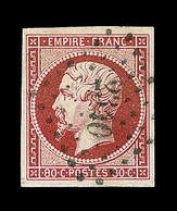 O N°17Ar - 80c Vermillonné Foncé - TB - 1853-1860 Napoleon III