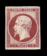 ** N°18 - 1F Carmin - Fraîcheur Postale - TB - 1853-1860 Napoléon III