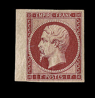 ** N°18d - 1F Carmin - Réimpression - TB - 1853-1860 Napoleon III