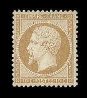 * N°21 - 10c Bistre - TB Centrage - TB - 1862 Napoléon III