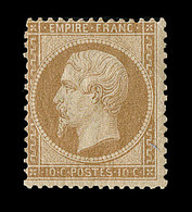 ** N°21b - 10c Bistre Brun - TB - 1862 Napoléon III