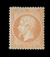 * N23a - 40c Orange Clair - Bon Centrage - Certif. Calves - TB - 1862 Napoléon III
