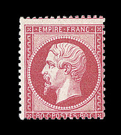 ** N°24 - 80c Rose - Froissure De Gomme - Sinon TB - 1862 Napoléon III.