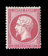 * N°24 - 80c Rose - Frais - TB - 1862 Napoléon III