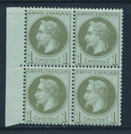 ** N°25 - Bloc De 4 - BDF - Signé Calves - TB - 1863-1870 Napoleone III Con Gli Allori