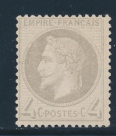 * N°27A - 4c Gris - TB - 1863-1870 Napoléon III Lauré