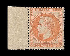 * N°31 - 40c Orange - BDF - TF - TB - 1863-1870 Napoléon III Con Laureles