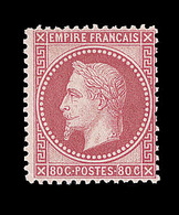 * N°32 - Rose Vif - Petite Trace - TB - 1863-1870 Napoléon III. Laure