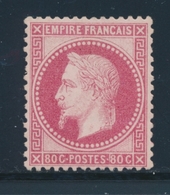 (*) N°32 - 80c Rose - TB Centrage - TB - 1863-1870 Napoléon III Con Laureles