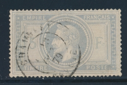 O N°33 - Obl. Càd Chambéry - B/TB - 1863-1870 Napoleon III With Laurels