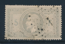 O N°33 - Obl. Étoile 1 - Légère - Signé Calves - TB - 1863-1870 Napoleon III Gelauwerd