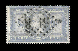 O N°33 - Obl. GC 5118 Yokohama - Signé Baudot/Calves - TB - 1863-1870 Napoleon III With Laurels
