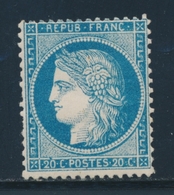 * N°37 - 20c Bleu - TB - 1870 Siege Of Paris