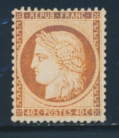 ** N°38 - 40c Orange - TB - 1870 Beleg Van Parijs