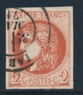 O N°40Ba - 2c Rouge Brique - TB - 1870 Ausgabe Bordeaux