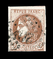 O N°40Bb - 2c Marron - TB - 1870 Ausgabe Bordeaux