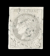 O N°41A - Report 1 - Petit Trou D'épingle - Sinon TB - Signé Calves - 1870 Bordeaux Printing
