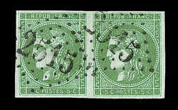 O N°42B - R2 - Paire - Signé Calves - TB - 1870 Bordeaux Printing