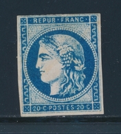 (*) N°45Ca - Bleu Foncé - Signé ROUMET - TB - 1870 Ausgabe Bordeaux