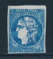 (*) N°46 - FAUX De MARSEILLE - TB - 1870 Bordeaux Printing