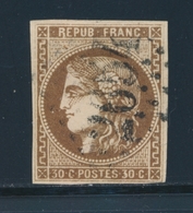 O N°47 - TB - 1870 Ausgabe Bordeaux